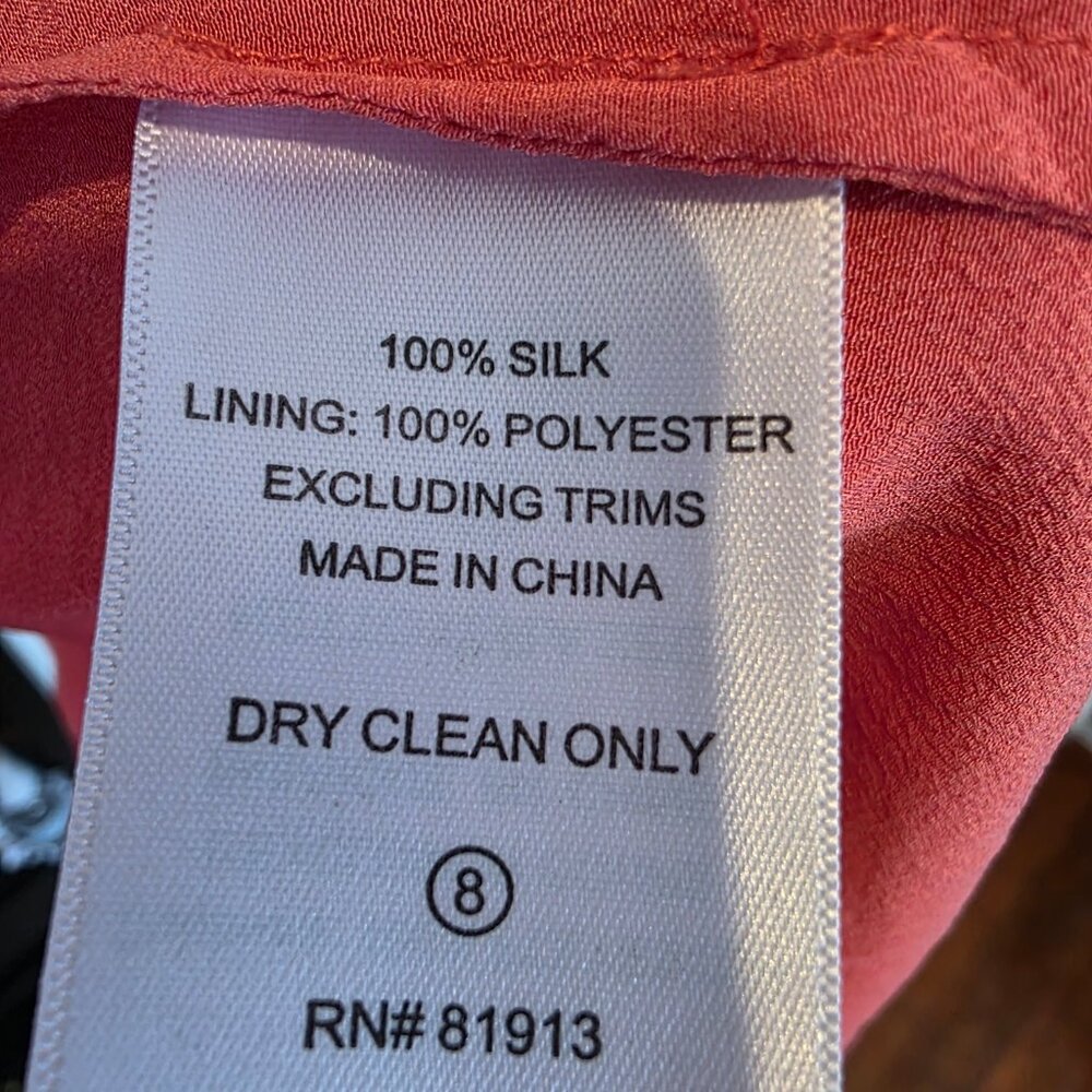 Plenty by Tracy Reese Dress 100% Silk Size 8 - Picture 9 of 9